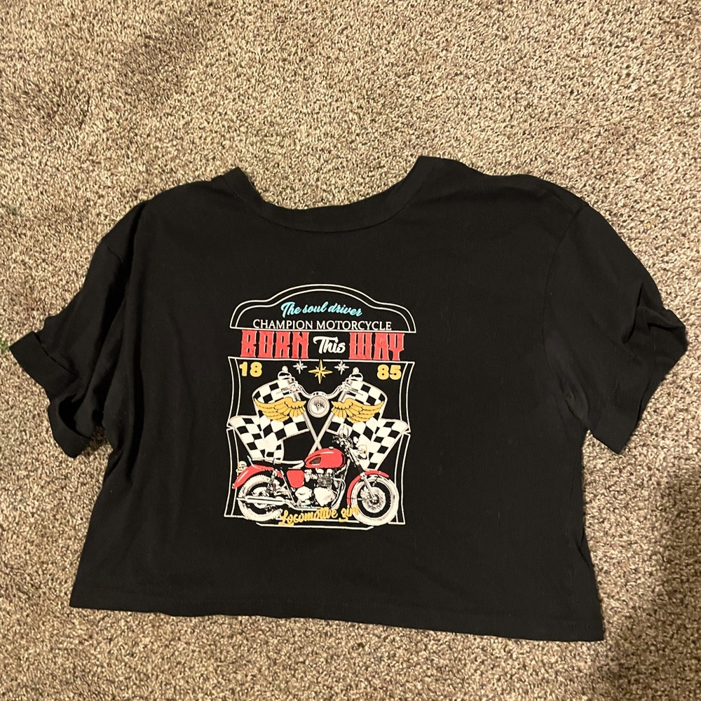 Champion Black Short Sleeve Tee